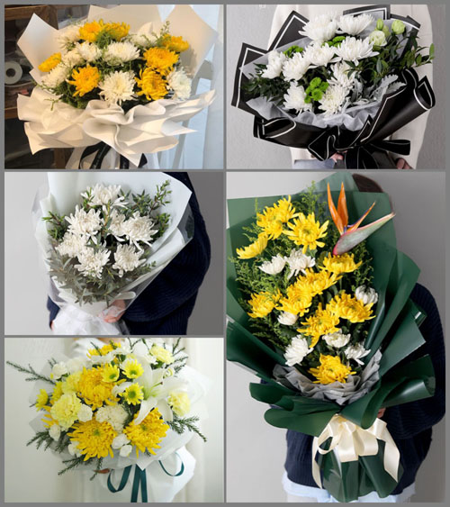 贵州贵阳白云区麦架镇南山社区白事花束代送